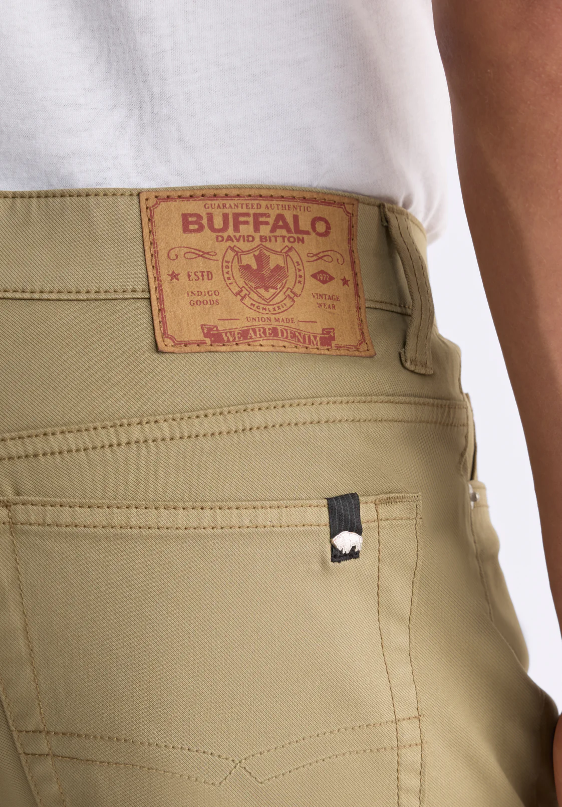 Slim Ash Men's Twill Pants, Aloe Green - BM22982 - Image 6