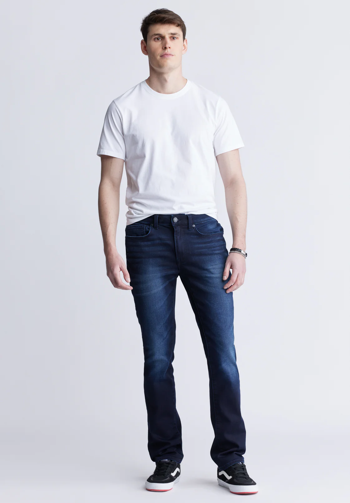 Slim Ash Men's Freedom Flex Jeans, Sanded and Distressed - BM22989 - Image 4