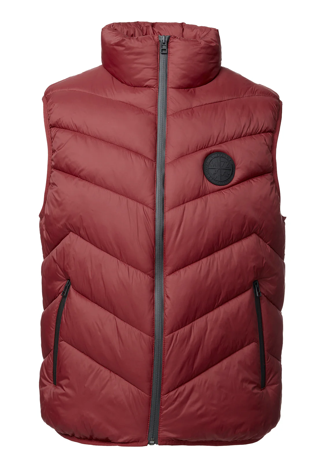 Davies Chilli Red Men's Puffer Vest - OBMEF007 - Image 6