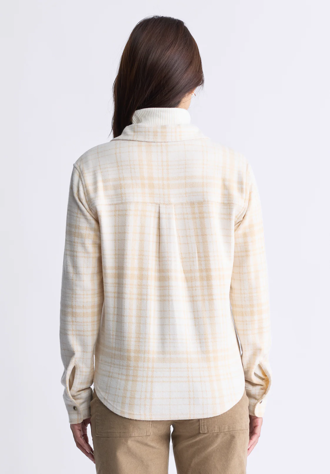 Georgie Women's Long-Sleeved Shirt, Biscotti Beige - KT0124F - Image 4