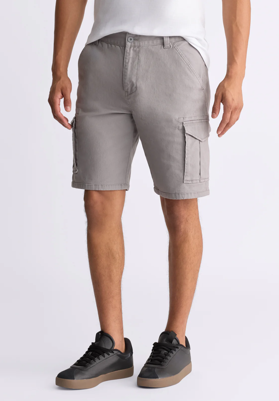 Hiero Men's Cargo Shorts, Ardent Grey - BM24503 - Image 2