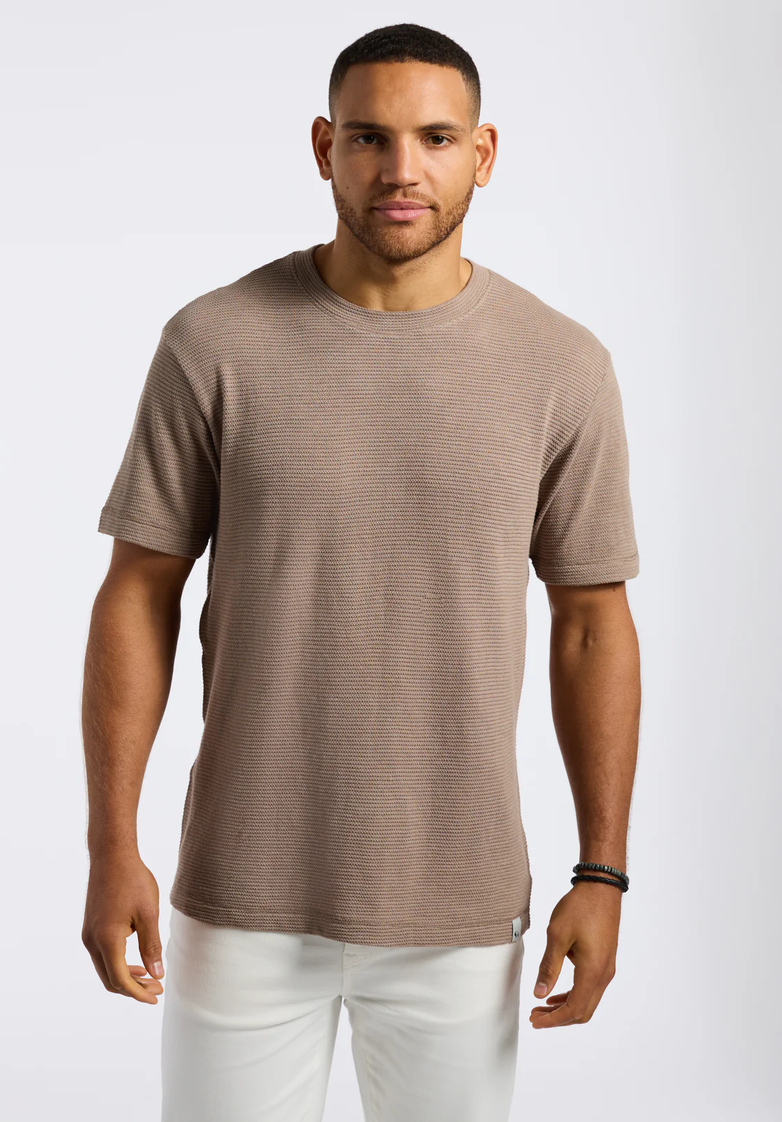 Karlton Men's Waffle-Knit T-Shirt, Tuffet - BM24538