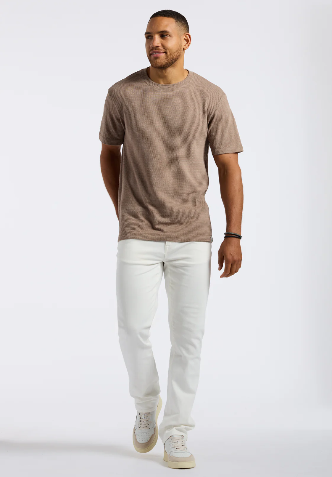 Karlton Men's Waffle-Knit T-Shirt, Tuffet - BM24538 - Image 3
