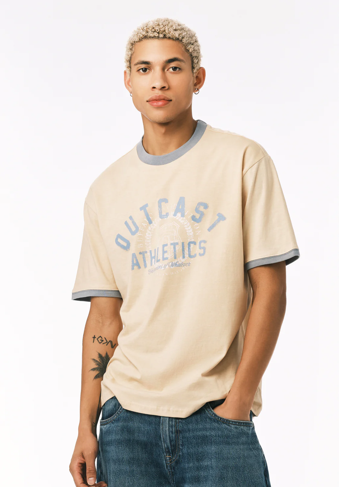 Korry Men’s Outcast Athletics Graphic T-Shirt, Boulder - BM24872