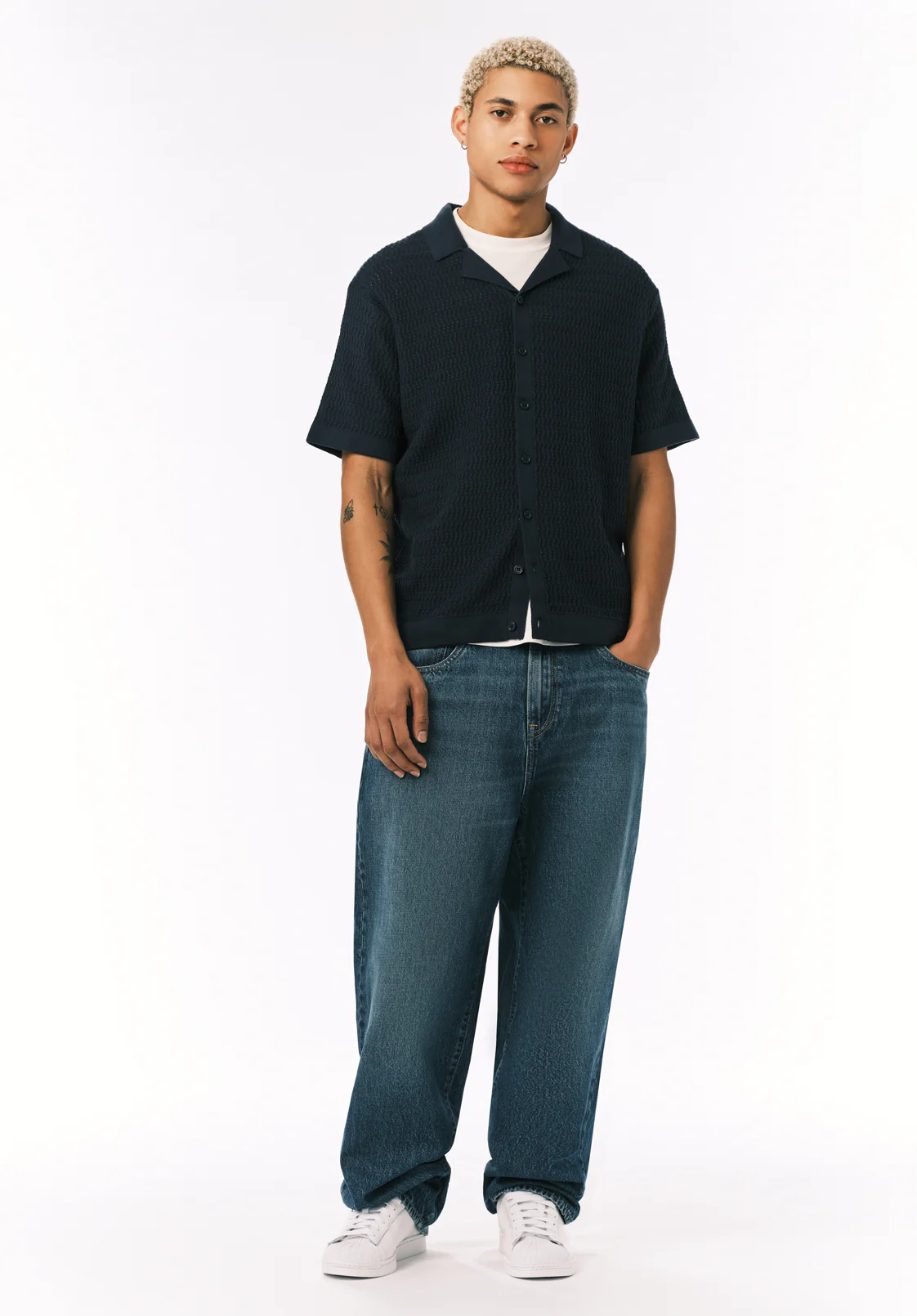 Mikey Men's Baggy Fit Jeans, Vintage Wash - BM26190 - Image 4