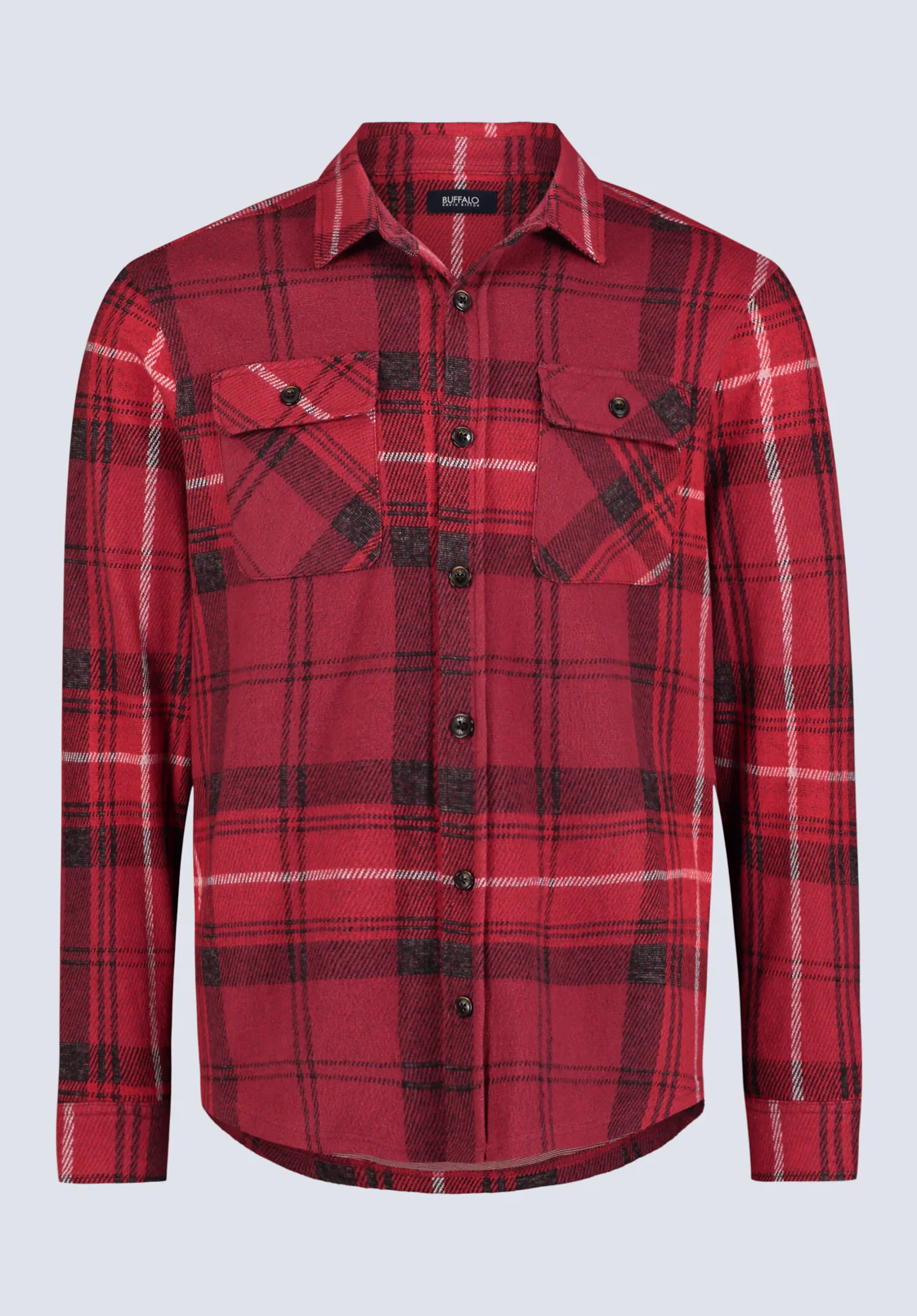 Samme Men's Plaid Blanket Shirt, Cranberry - BM24461 - Image 6