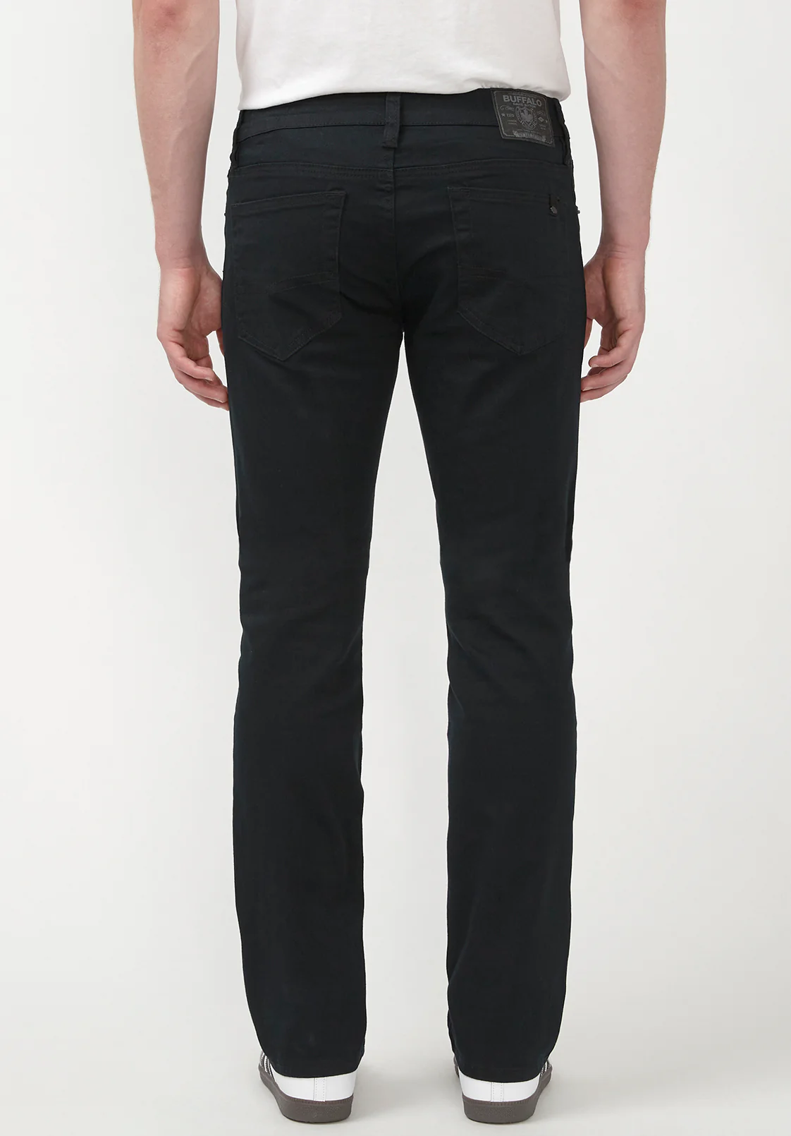 Straight Six Men's Twill Pants in Authentic Black - BM16083 - Image 2