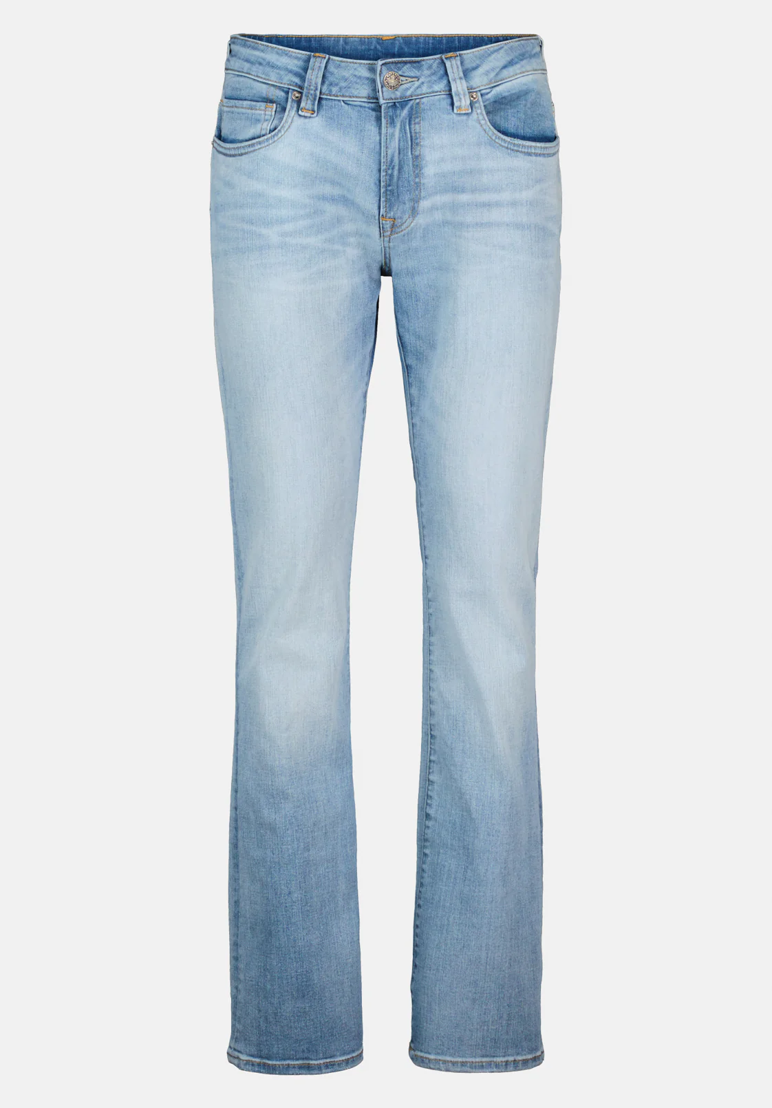 Slim Bootcut King Men's Jeans in Crinkled Bleached Blue - BM22791 - Image 5