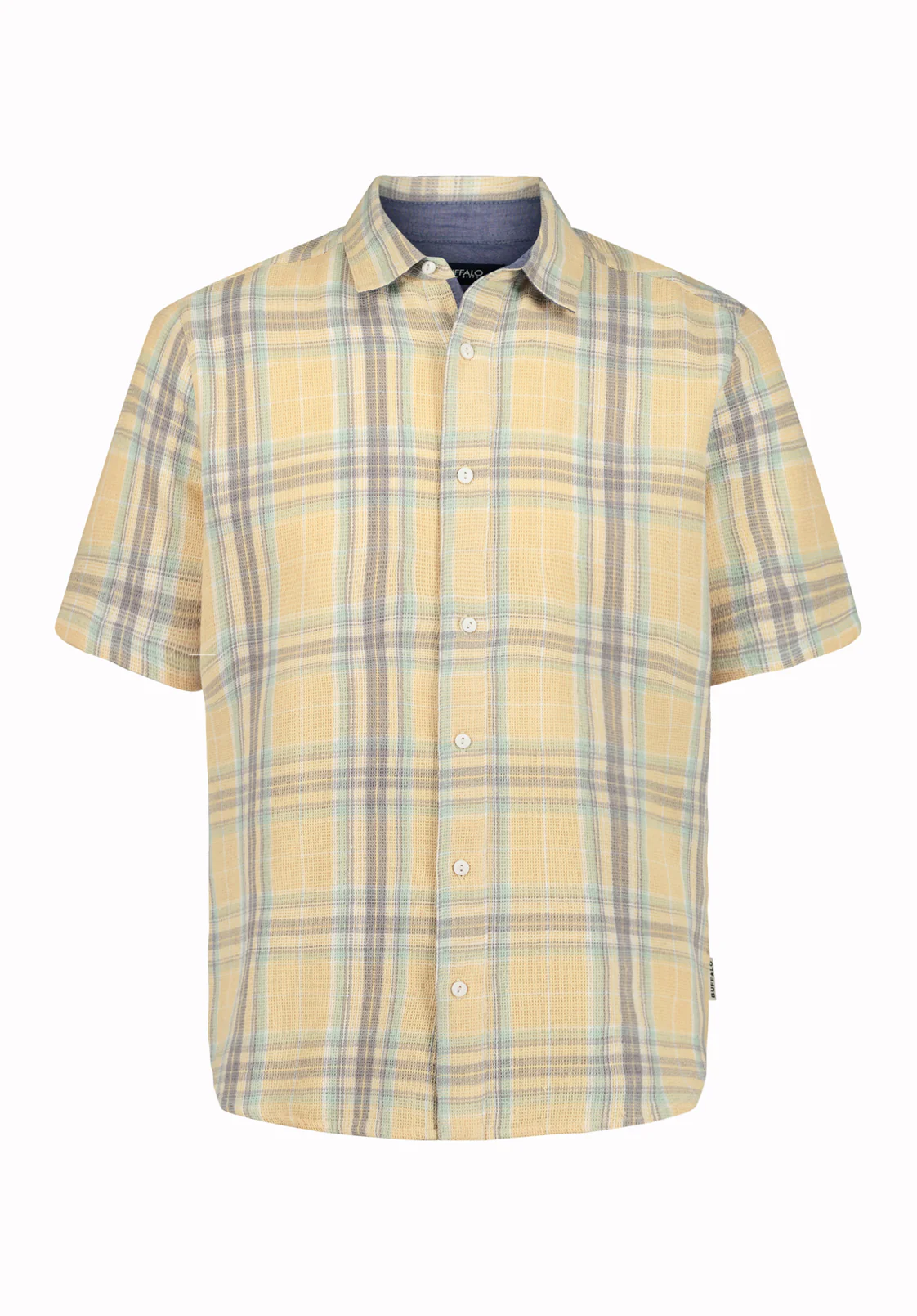 Sulian Men’s Short Sleeve Plaid Shirt, Boulder - BM24791 - Image 2