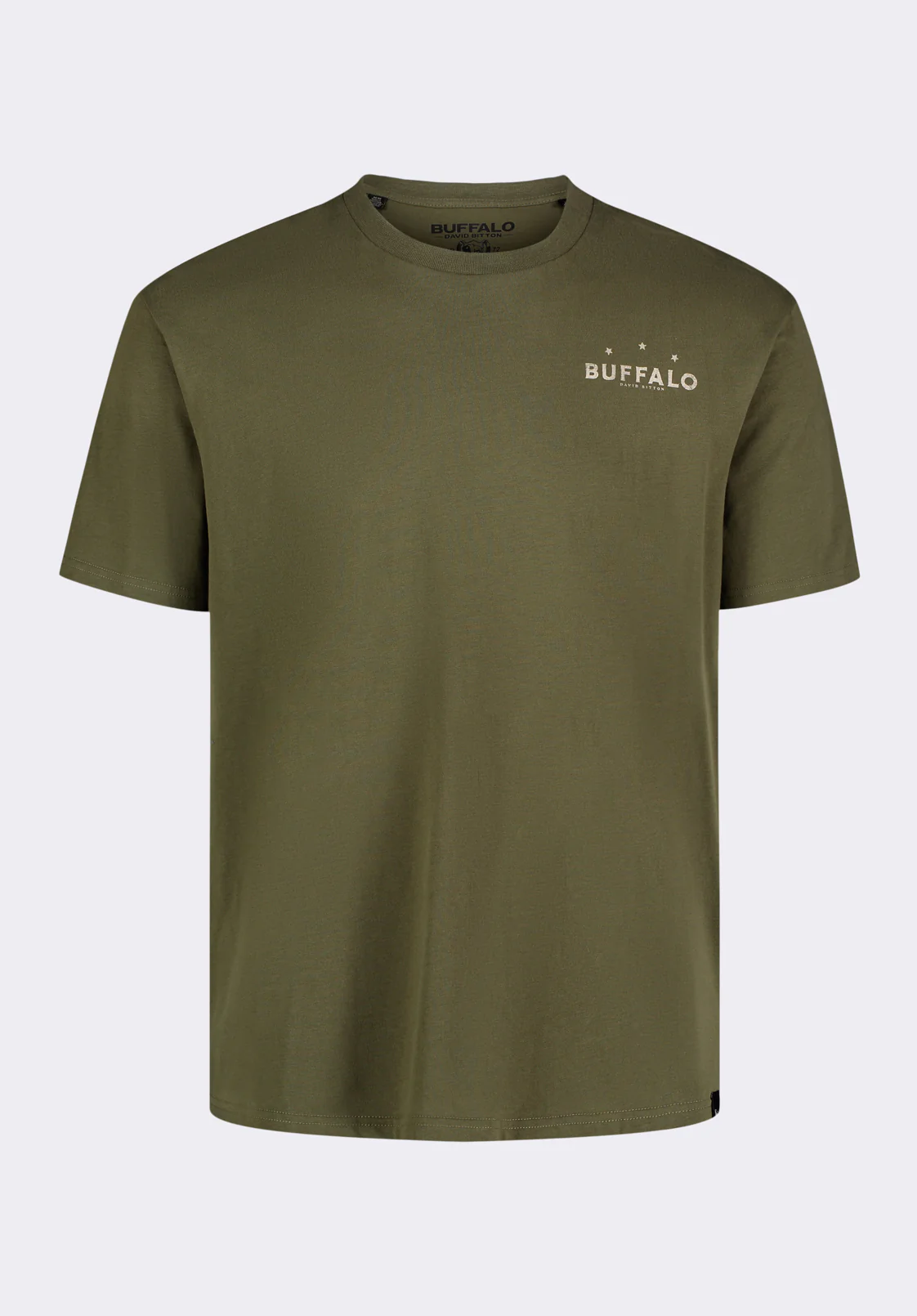 Toftlund Men's Graphic T-Shirt with Bull Skull Print, Fern  - BM24635 - Image 8
